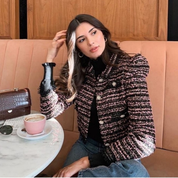 Zara Tweed Jacket - Picture 2 of 16